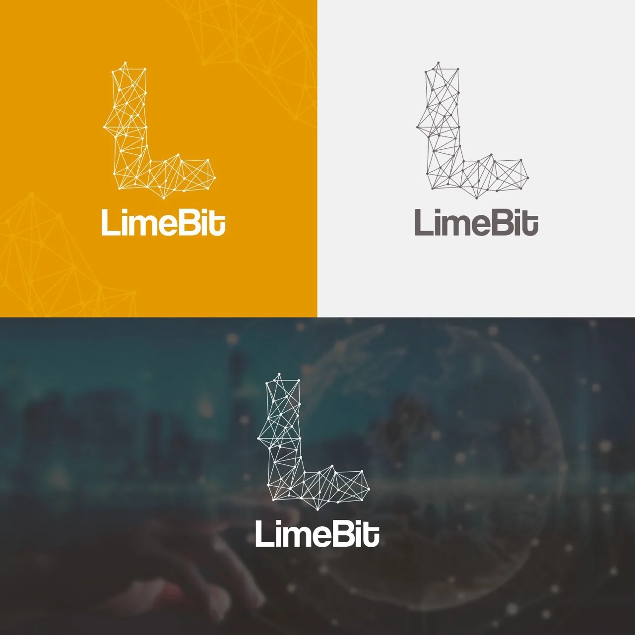 LimeBit - logo un zīmols - ROIS grafiskais dizains
