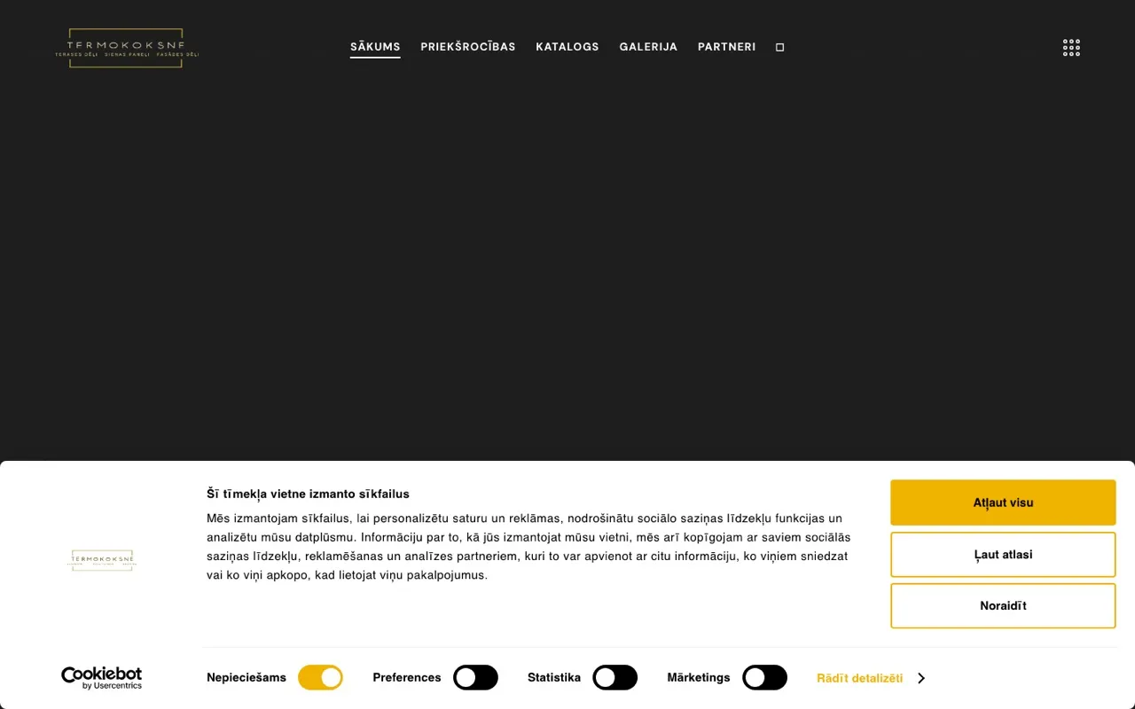 Termokoksne mājaslapa - ROIS izstrāde
